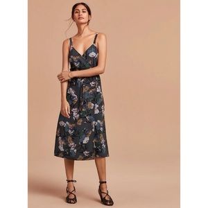 WILFRED | XXS ASTERE FLORAL WRAP DRESS ARITZIA